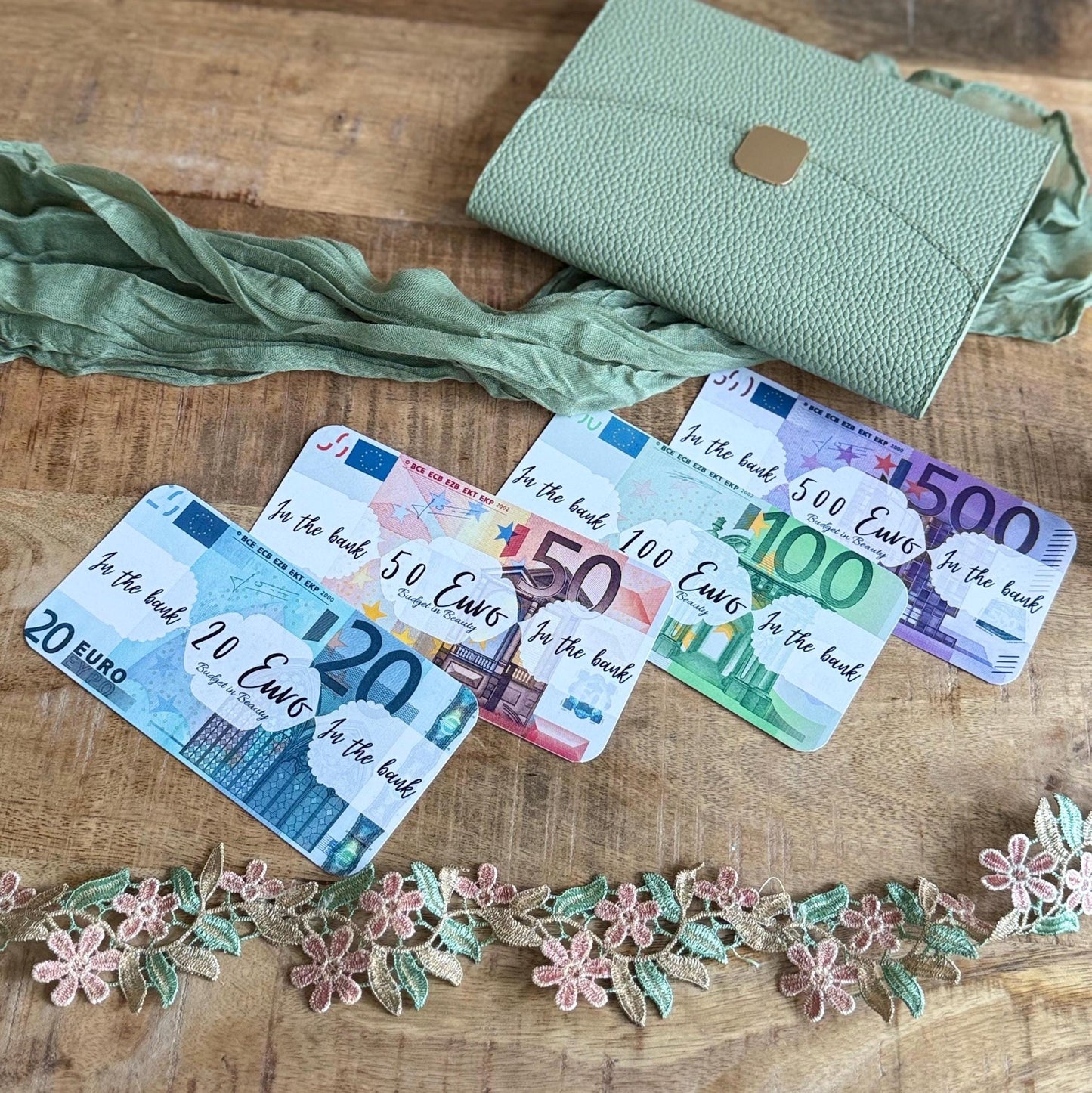 Money-Like Placeholders for Cash Stuffing | A6 Sized Placeholders