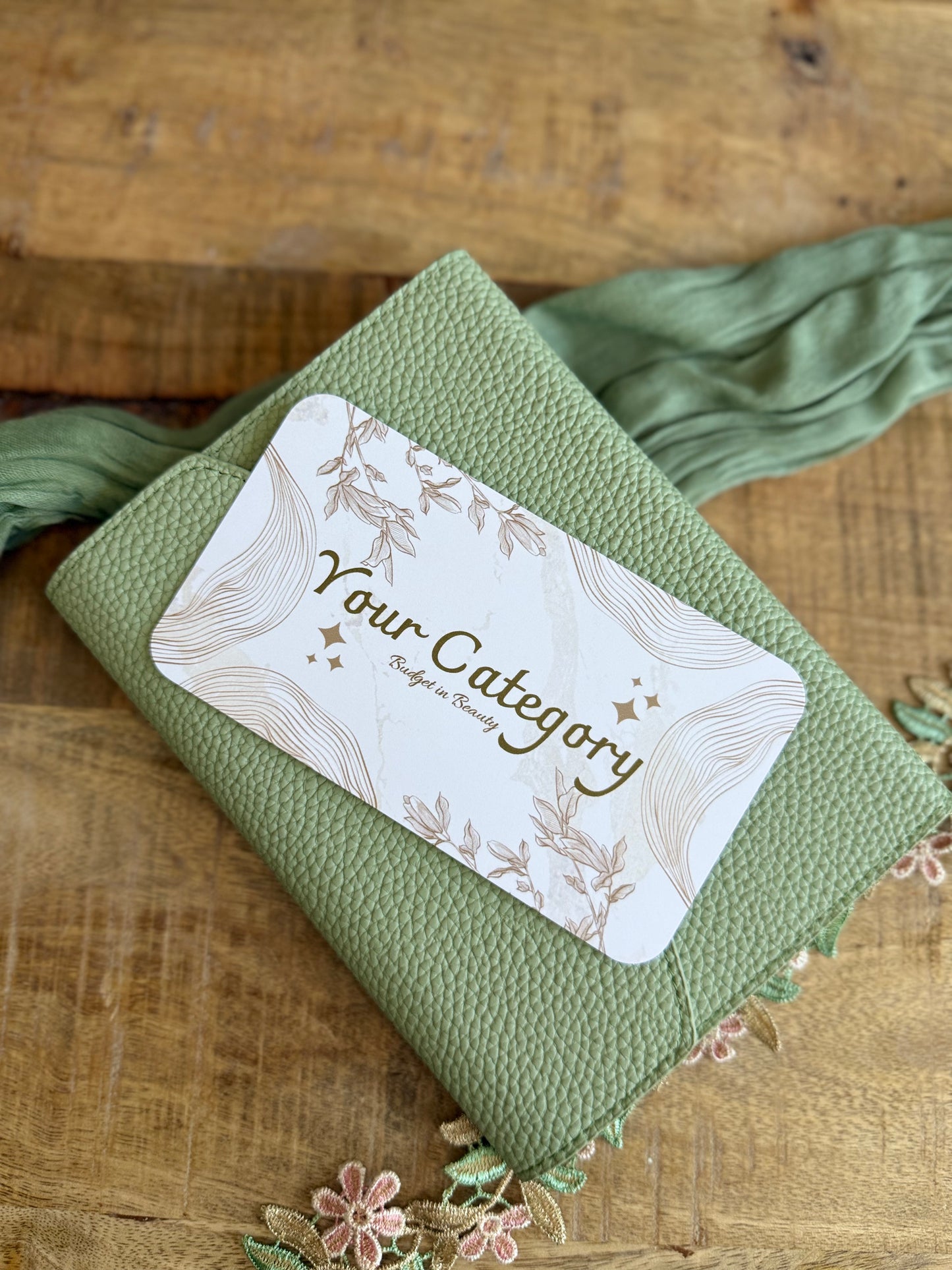 Elegant Beige | Moody but Cute Dashboards for Cashstuffing | A6 Sized Dashboard