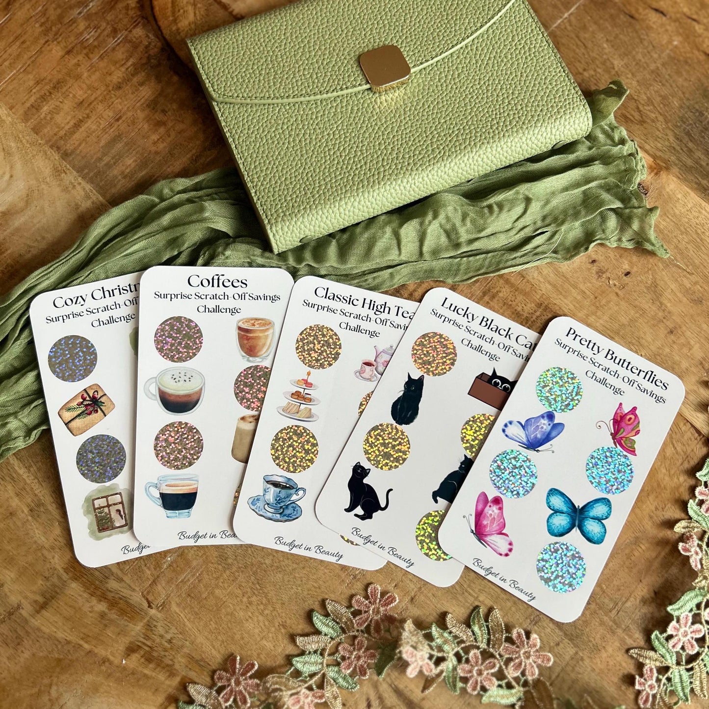 Cute scratch off saving challenges. Budget cash stuffing