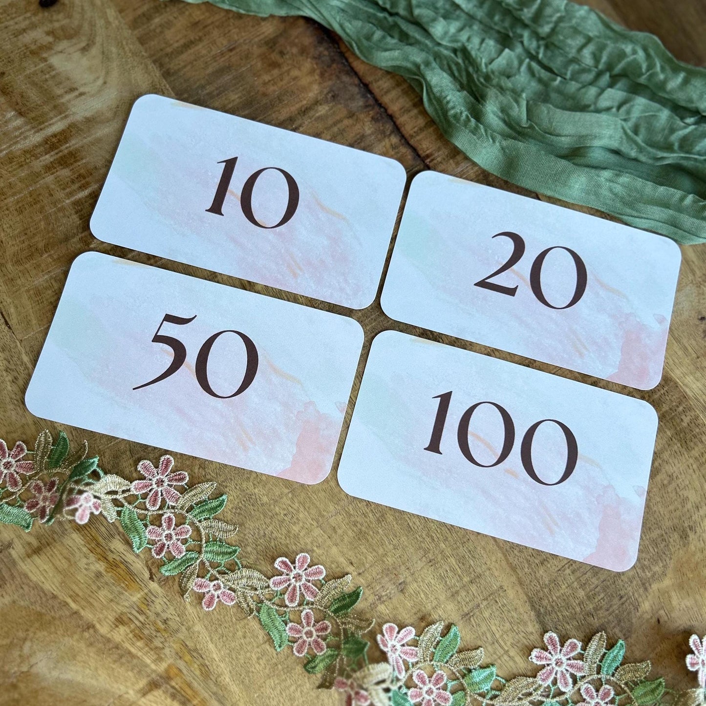 Pastel Placeholders Bundle for Cash Stuffing | A6 Sized Placeholders