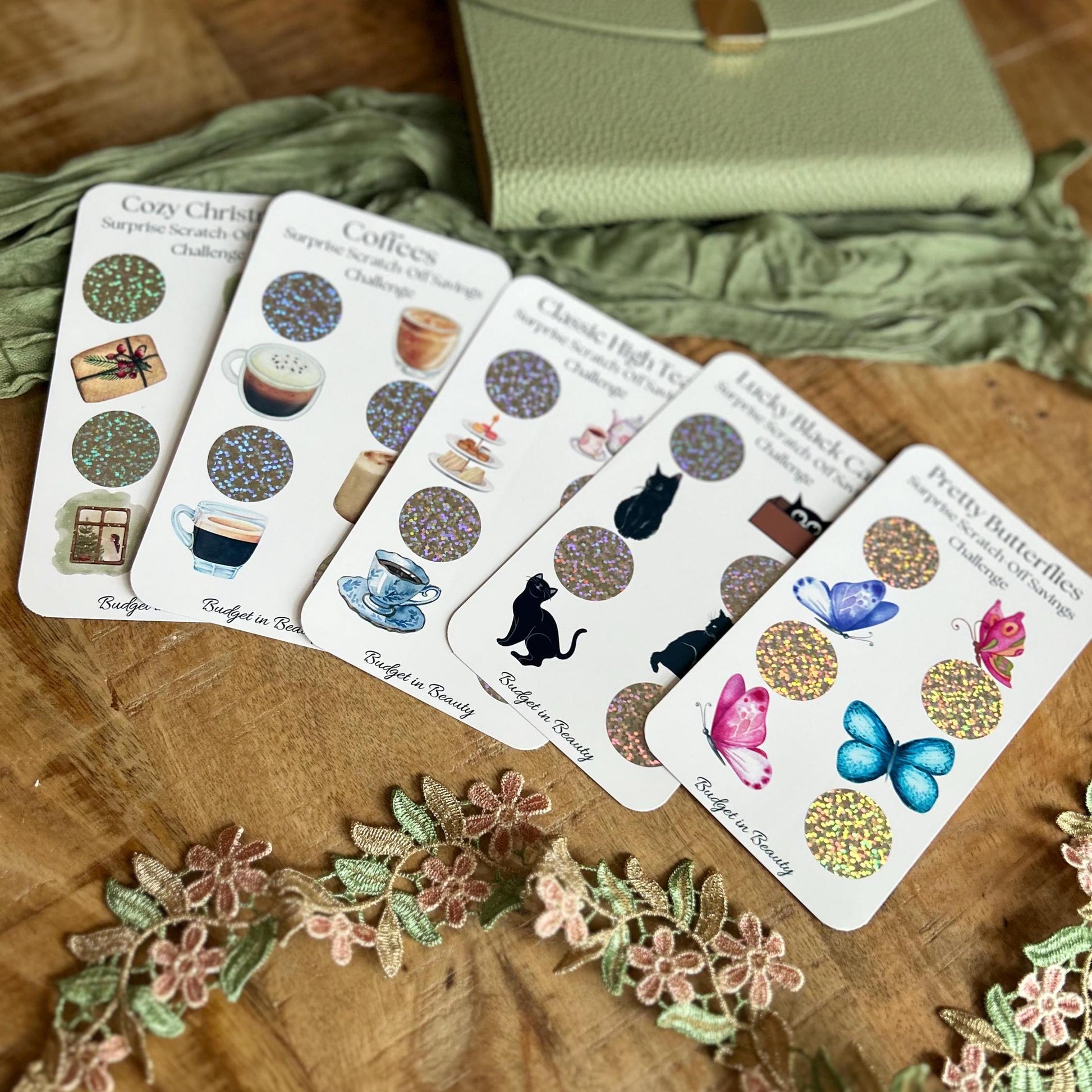 Cute scratch off saving challenges. Budget cash stuffing