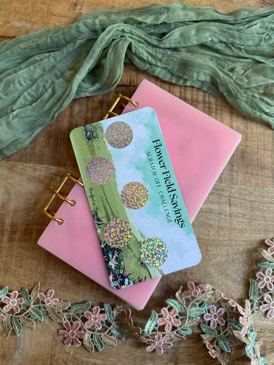 Green Skies Flowerfields | Scratch Off Saving Challenges | Budget Cash Stuffing