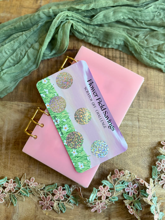 Purple Flowerfields | Scratch Off Saving Challenges | Budget Cash Stuffing