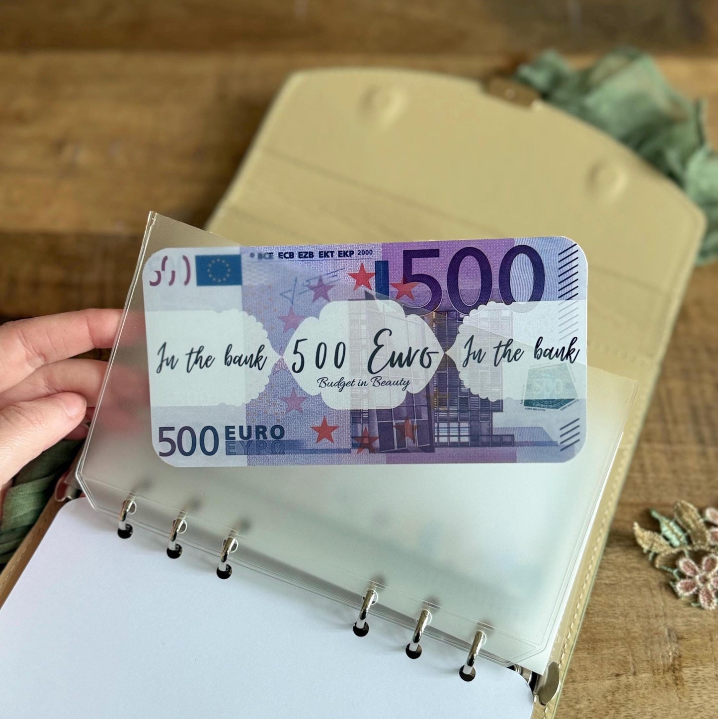 Money-Like Placeholders for Cash Stuffing | A6 Sized Placeholders