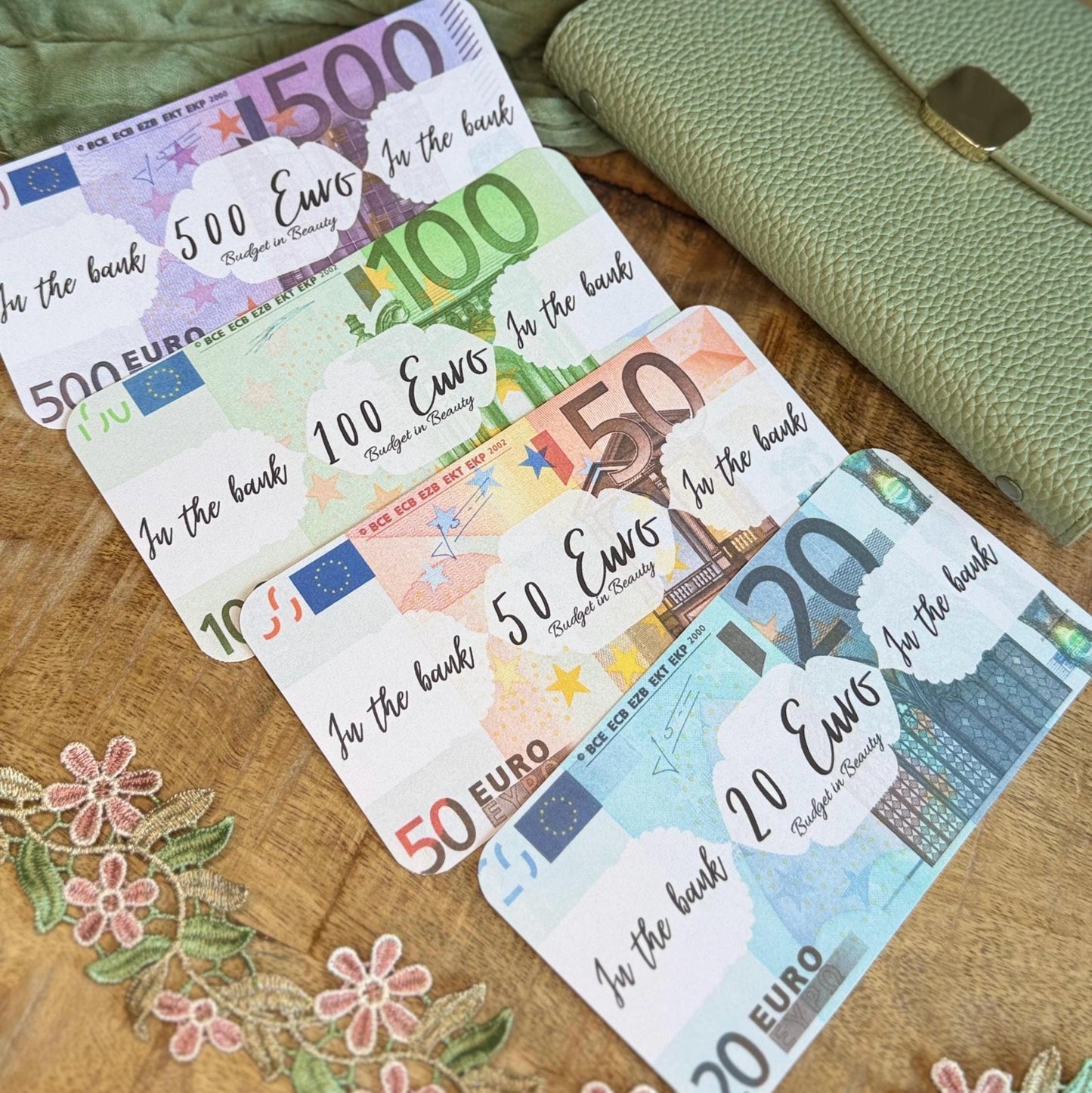 Money-Like Placeholders for Cash Stuffing | A6 Sized Placeholders